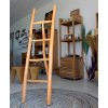 Veľký Teakový Rebrík - 1,5 m - Prírodný (Varianta 1,5 m - Prírodný)