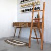 Veľký Teakový Rebrík - 1,5 m - Prírodný (Varianta 1,5 m - Prírodný)
