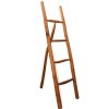 Veľký Teakový Rebrík - 1,5 m - Prírodný (Varianta 1,5 m - Prírodný)