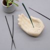 Stojan na Vonné Tyčinky - Ruka- Lotus - Biely (Varianta Ruka- Lotus - Biely)