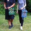Kilim Festivalová Taška - Smaragdovo Zelená