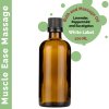 Kúpeľový a Masážny Olej na Uvoľnenie Svalov - 100ml - Bez Etikety (Varianta 100ml - Bez Etikety)