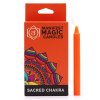 Ezoterické Magické Sviečky (balenie po 12 ks) - Oranžové - Sakrálna Čakra