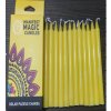 Ezoterické Magické Sviečky (balenie po 12 ks) - Žlté - Solar Plexus Čakra (Varianta Žlté - Solar Plexus Čakra)