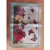 Gobelínový obrus rôzne rozmery a obliečka na vankúš - S motívom Motýľ a Kvety pestrý