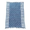 Ručne Vyrábaný Indigový Prehoz - 170x120cm - Kasba Dlaždice (Varianta 170x120cm - Kasba Dlaždice)