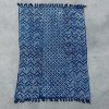 Ručne Vyrábaný Indigový Prehoz - 170x120cm -Vlny Namoona