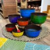 Veľká Čakrová Súprava Siedmich Spievajúcich Misiek (19,5-35 cm) (Varianta Veľká Čakrová Súprava Siedmich Spievajúcich Misiek (19,5-35 cm))