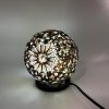 Boho Lampa z Morských Mušlí - Čokoládový Twist Globus - 15cm (Varianta Čokoládový Twist Globus - 15cm)