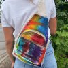 Tie Dye Konopná Taška cez Rameno (Varianta Tie Dye Konopná Taška cez Rameno)