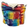 Tie Dye Konopná Študijná Taška s Predným Vreckom (Varianta Tie Dye Konopná Študijná Taška s Predným Vreckom)