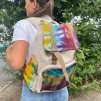 Tie Dye Veľký Konopný Štorcový Batoh (Varianta Tie Dye Veľký Konopný Štorcový Batoh)