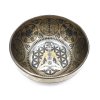 Tibetská Liečivá Gravírovaná Miska - 16 cm - 7 čakier