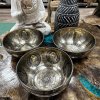 Tibetská Liečivá Gravírovaná Miska - 16cm - Budha Stromu Bodhi