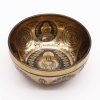 Tibetská Liečivá Gravírovaná Miska - 21cm - 5 Budhov