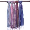 Indické Boho Šatky - 50x180 cm - Odtiene Fialovej