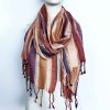 Veľké Indické Boho Šatky -75x180cm - Odtiene Zelenej