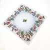 Vianočná Gobelínová OBLIEČKA na vankúš 45*45cm - MIKULÁŠ A JELENČEK