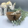 Drevená Rituálna Miska na Vykurovacie Zväzky - Hamsa - 14x7cm (Varianta Hamsa - 14x7cm)