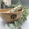 Drevená Rituálna Miska na Vykurovacie Zväzky - Strom Života - 14x7cm (Varianta Strom Života - 14x7cm)