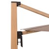 ALU WOOD XL 4x3 m - záhradný naklápací bočný slnečník (Barvy slunečníků 820)
