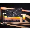myZone 220 x 300 cm LED - záhradný naklápací bočný slnečník (Barvy slunečníků 816)