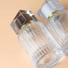 Okrúhla Rebrovaná Sprejová Fľaša s Uzáverom 50ml - Modrozelená