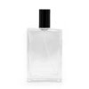 100 ml Hranatá Robustná Fľaška, Čierny Sprej a Uzáver (Varianta 100 ml Hranatá Robustná Fľaška, Čierny Sprej a Uzáver)