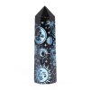 Čierne Obsidiánové Hroty (cca 60-70 g, 9 cm) - Mystický Príbeh – Nebeská Modrá