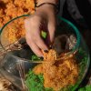 Dekoračný Islandský Mach - Oranžový - 635g (Varianta Oranžový - 635g)