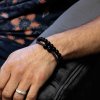 Náramky s Dvojitou Silou Drahokamov - Čierny Achát
