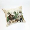 Gobelínový Vianočný obrus - rôzne rozmery a obliečka na vankúš - VENČEK, LAMPÁŠIK a MIKULÁŠ