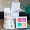 Aroma Lampa so Štyrmi Vonnými Sójovými Voskami (Varianta Aroma Lampa so Štyrmi Vonnými Sójovými Voskami)