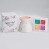 Aroma Lampa so Štyrmi Vonnými Sójovými Voskami (Varianta Aroma Lampa so Štyrmi Vonnými Sójovými Voskami)