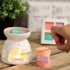 Aroma Lampa so Štyrmi Vonnými Sójovými Voskami (Varianta Aroma Lampa so Štyrmi Vonnými Sójovými Voskami)