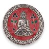 Stojan na Vonné Tyčinky Budha Červený Dekor 10cm
