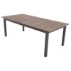 EXPERT WOOD Plus - záhradný rozkladací hliníkový stôl 150/210 x 90 x 75,5 cm