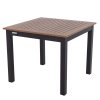 EXPERT WOOD Plus - záhradný hliníkový stôl 90 x 90 cm