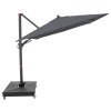 myZone 210 x 210 cm - záhradný naklápací bočný slnečník (Barvy slunečníků 840)