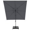 myZone 280 x 280 cm - záhradný naklápací bočný slnečník (Barvy slunečníků 840)