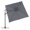 myZone 280 x 280 cm - záhradný naklápací bočný slnečník (Barvy slunečníků 840)