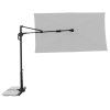 ACTIVE 240 x 135 cm - moderný slnečník s bočnou nohou (Barvy slunečníků 820)