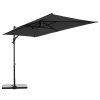 ACTIVE 240 x 135 cm - moderný slnečník s bočnou nohou (Barvy slunečníků 820)