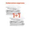 Antialergická 1+1 Celoročná Súprava 2xVankúš 70x90cm + 2xPaplón 140x200cm