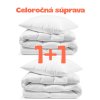 Antialergická 1+1 Celoročná Súprava 2xVankúš 70x90cm + 2xPaplón 140x200cm