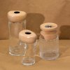150ml Vrúbkovaná Okrúhla Fľaštička na Difúzor (28 mm hrdlo) - Priehľadná