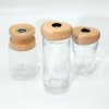 150ml Vrúbkovaná Okrúhla Fľaštička na Difúzor (28 mm hrdlo) - Priehľadná
