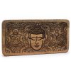 Dlhá Tácka 30x15x2.5cm - Tvár Budhu Čierne Gravírovanie