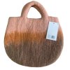 Plstená Taška so Slnečnicami a Včielkami - 35x27cm