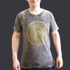 Stone Wash Tričko (S) - Mandala - Tmavo Šedé (Varianta Mandala - Tmavo Šedé)